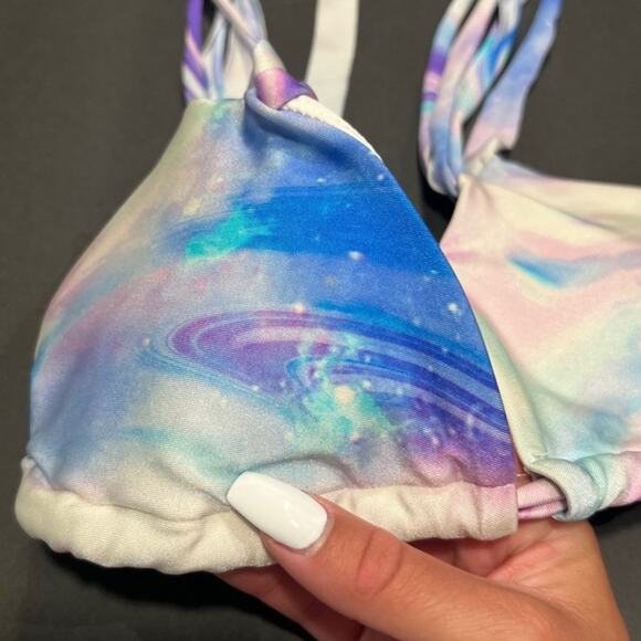 Tie Dye Padded Bikini Top - Picture 5 of 6